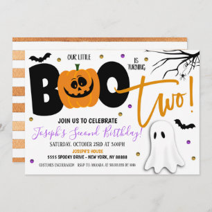 Convite de Aniversário Hallow