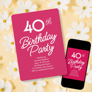 Convite de Aniversário Iluminado