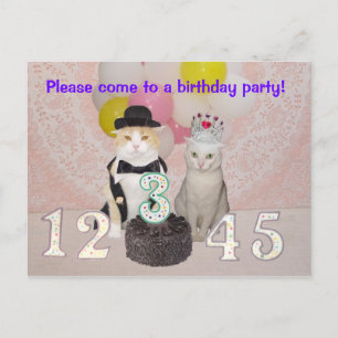 Convite de aniversário infantil