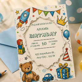 Convite de Aniversário Infantil Festa