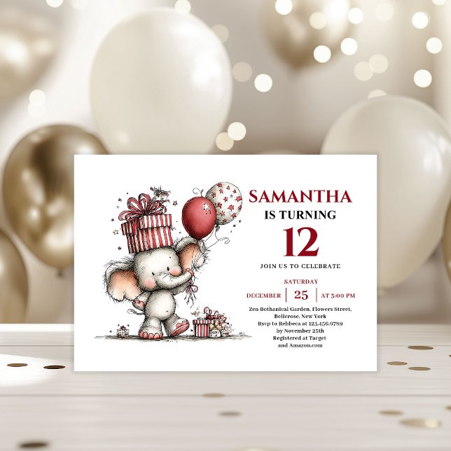 Convite de aniversário infantil tema animais alegr (Happy whimsical animals theme kids birthday invitation

)
