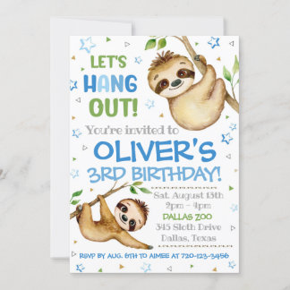 Convite de Aniversário Lama | Convite à apresentaç