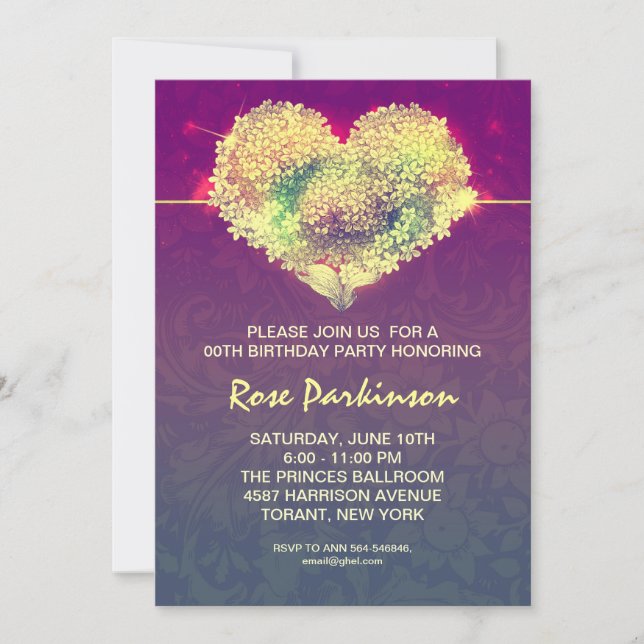 convite de aniversário legal moderno (Frente)