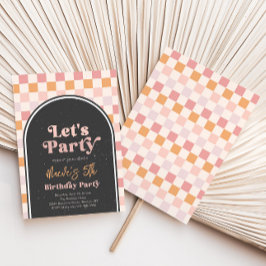 Convite de aniversário legal | Rapariga de Skater