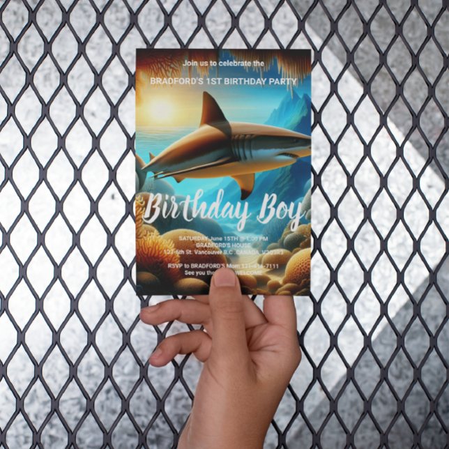 Convite de Aniversário Majestade do Fundo do Mar (Criador carregado)