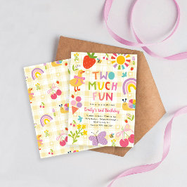 Convite de Aniversário Muito Divertido, Meninas 2º