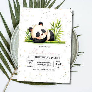 Convite de Aniversário Panda, Aniversário de Menin