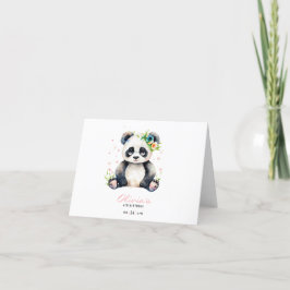 Convite de Aniversário Panda, Convite de Aniversár