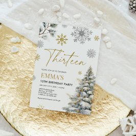 Convite de Aniversário para 13, Treze Aniversário