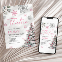 Convite de Aniversário para 13, Treze, Rosa de Ani