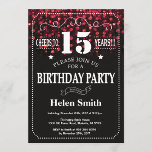 Convite de Aniversário para 15 de Literatura Verme