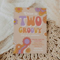 Convite de aniversário para 2 Groovy | Parte Groov