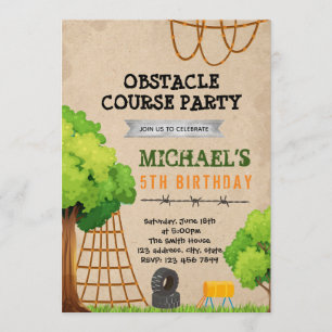 Convite de aniversário para a festa no exterior