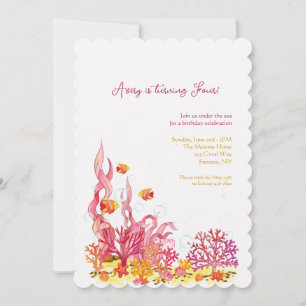 Convite de Aniversário para a Vida Marítima