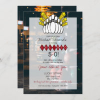 Convite de aniversário para boliches