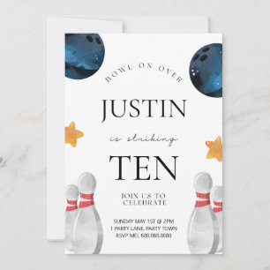 Convite De Aniversário Para boliches