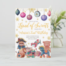 Convite de Aniversário para Brinquedos Noturcracke