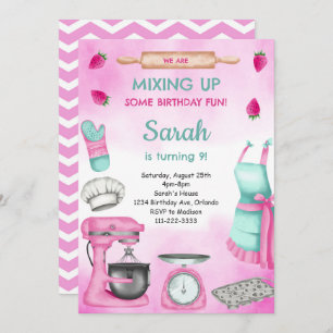 Convite de Aniversário para Caça-Cama Rosa