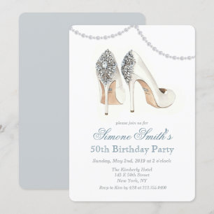 Convite de Aniversário para Calçados de Altura A