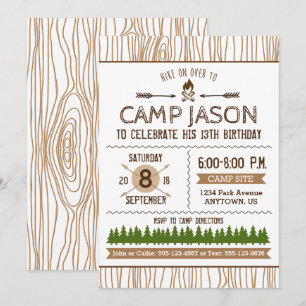 Convite de Aniversário para Campanha