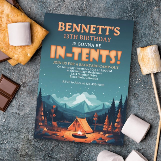 Convite de Aniversário para Campanha (Criador carregado)