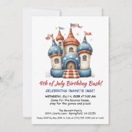 Convite de Aniversário para Casa de Brinquedos Inf