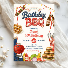 Convite de Aniversário para Churrasco com Tema Gin