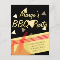 Convite de Aniversário para Churrasco de Cachorro 