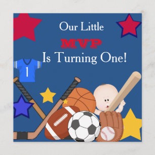 Convite De Aniversário Para Crianças De Esporte Pa