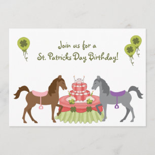 Convite de aniversário para Dias de São Patríci