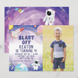 Convite de Aniversário para Explosão de Aquarela