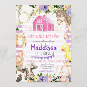 Convite de Aniversário para Fazendas