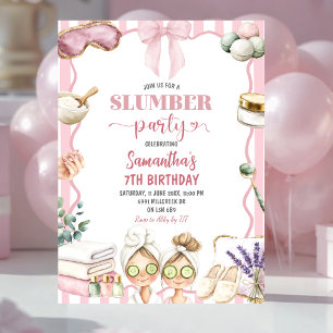 Convite de Aniversário para Festa de Sonho com Tem