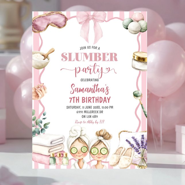 Convite de Aniversário para Festa de Sonho com Tem (Criador carregado)
