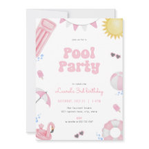 Convite de Aniversário para Festa de Verão de Meni