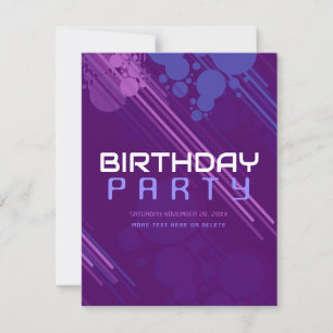 Convite de Aniversário para Festa Funky em Casa