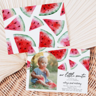 Convite de Aniversário para Foto de Docinho Pequen