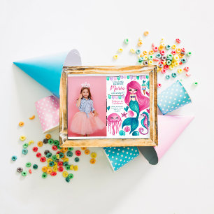 Convite de Aniversário para Fotos Personalizadas d