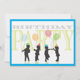 Convite de Aniversário para Garotos Gêmeos
