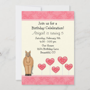 Convite de Aniversário para Meninas