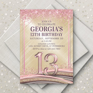Convite de Aniversário para Meninas 13