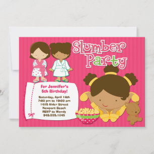 Convite de Aniversário para Meninas de Festa Desl