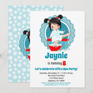 Convite de Aniversário para Meninas do Partido Sp