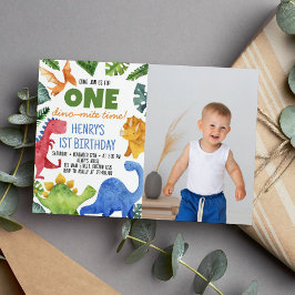 Convite de Aniversário para Menino dos Dinossauros