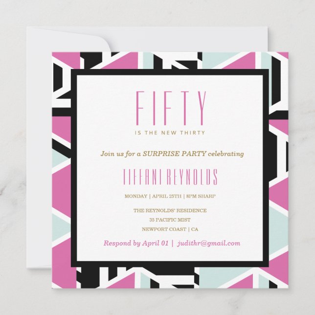 Convite de Aniversário para Milestone do Mod Squad (Frente)