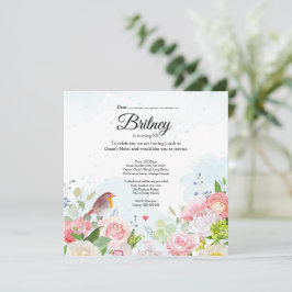 Convite de Aniversário para Mulheres Personalizáve