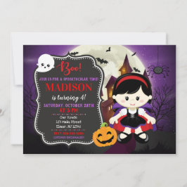 Convite de Aniversário para o Halloween de Vampiro