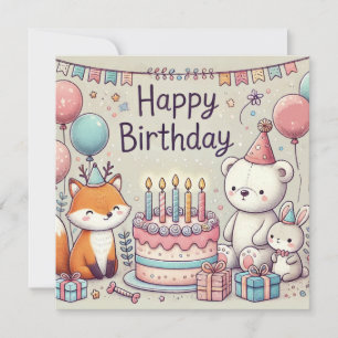 Convite de Aniversário para Pet Pals