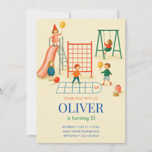 Convite de Aniversário para Playground