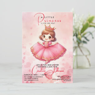 Convite de aniversário para Princesa Rosa